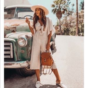 Vici dolls pocketed jumpsuit